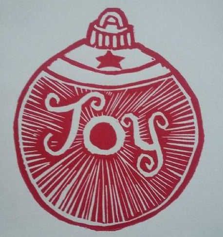 Linocut Printing Christmas Edition