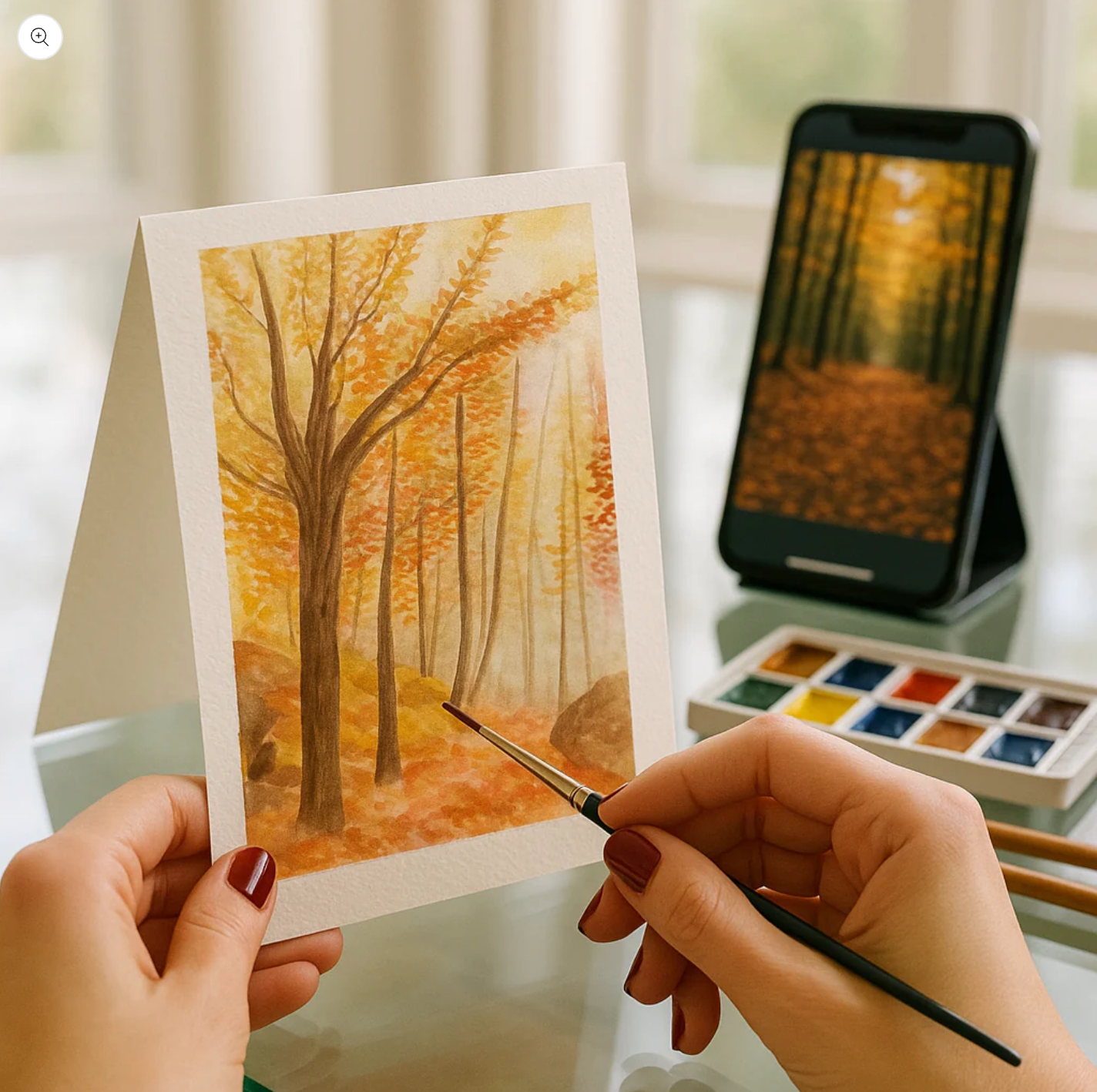 Watercolors Thanksgiving Postcards