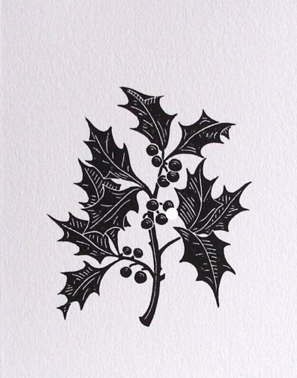Linocut Printing Christmas Edition