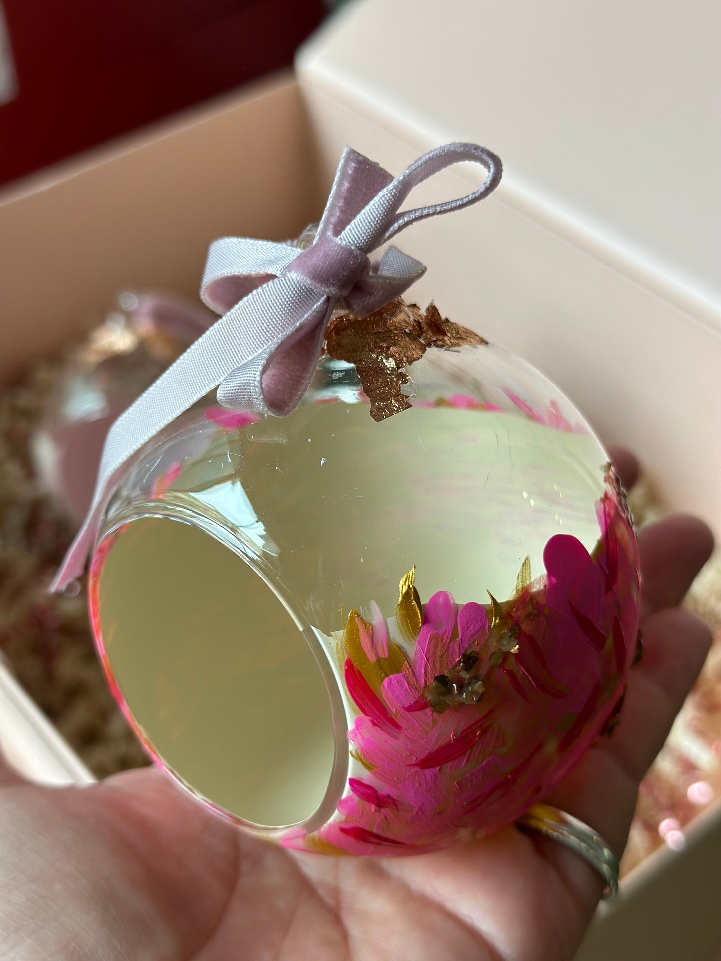 Christmas Glass Ornaments  Art Class